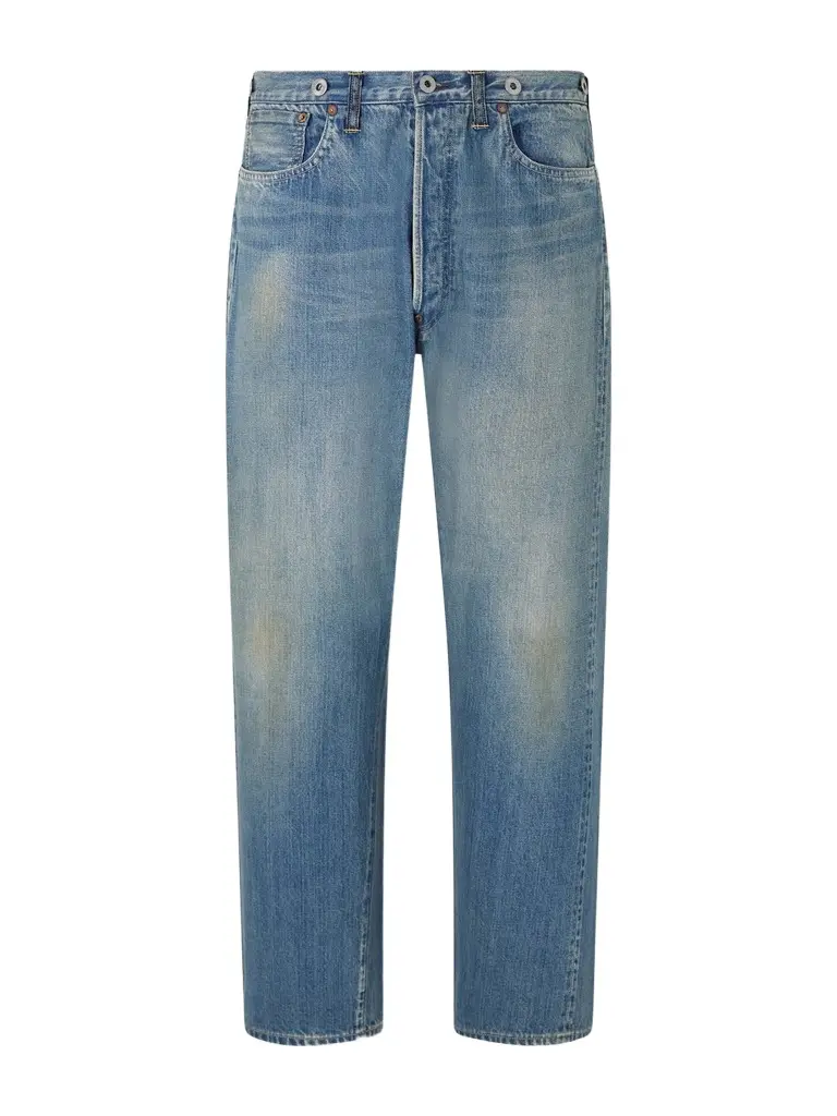 Tapered Distressed Jeans - Men Tapered Distressed Jeans - Men