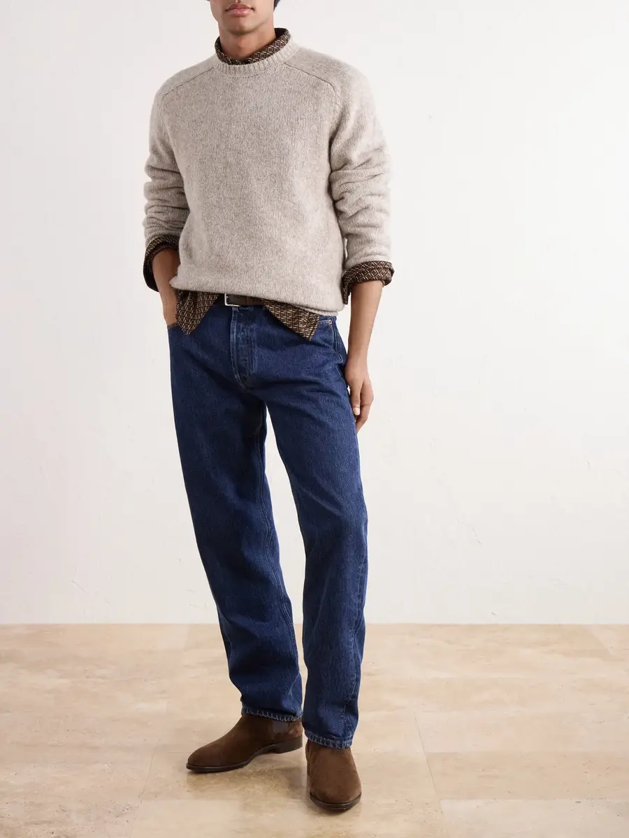 Thom Sweeney Wool-Blend Sweater - Men | Thumbnail 2