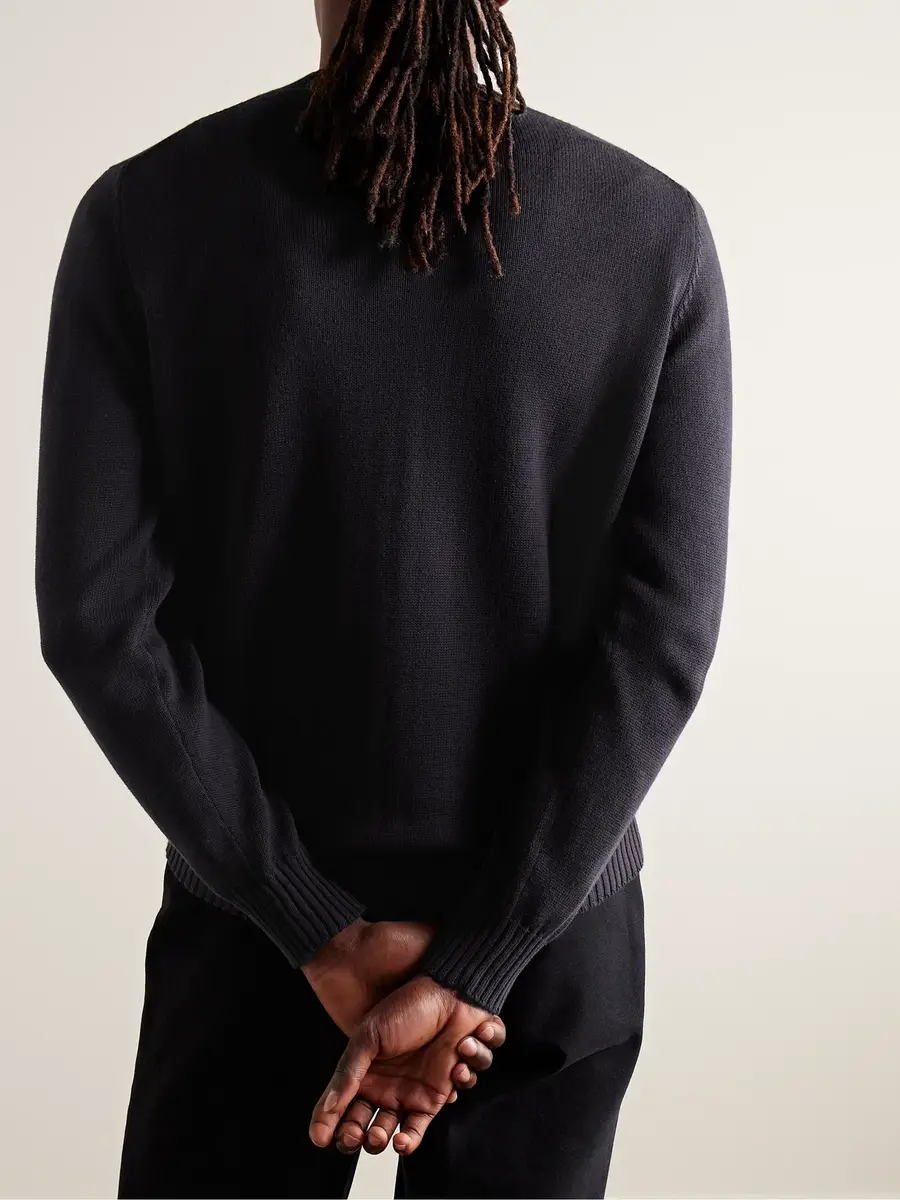 Ghiaia Cashmere Cotton Sweater - Men | Thumbnail 3 Ghiaia Cashmere Cotton Sweater - Men | Thumbnail 3