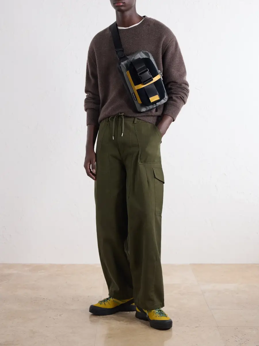 Master-Piece Sling Suede and Leather-Trimmed Nylon-Twill Messenger Bag - Men | Thumbnail 2 Master-Piece Sling Suede and Leather-Trimmed Nylon-Twill Messenger Bag - Men | Thumbnail 2