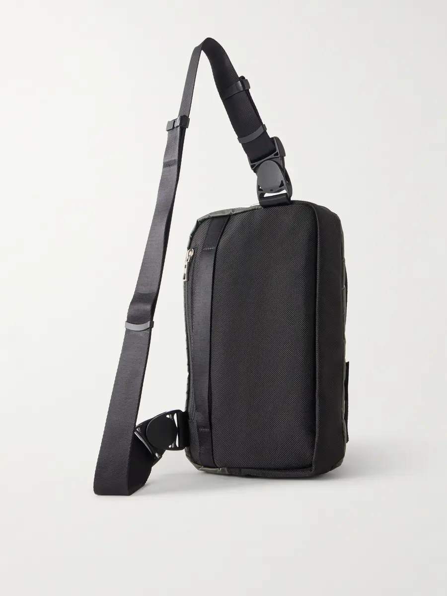 Master-Piece Sling Suede and Leather-Trimmed Nylon-Twill Messenger Bag - Men | Thumbnail 4 Master-Piece Sling Suede and Leather-Trimmed Nylon-Twill Messenger Bag - Men | Thumbnail 4