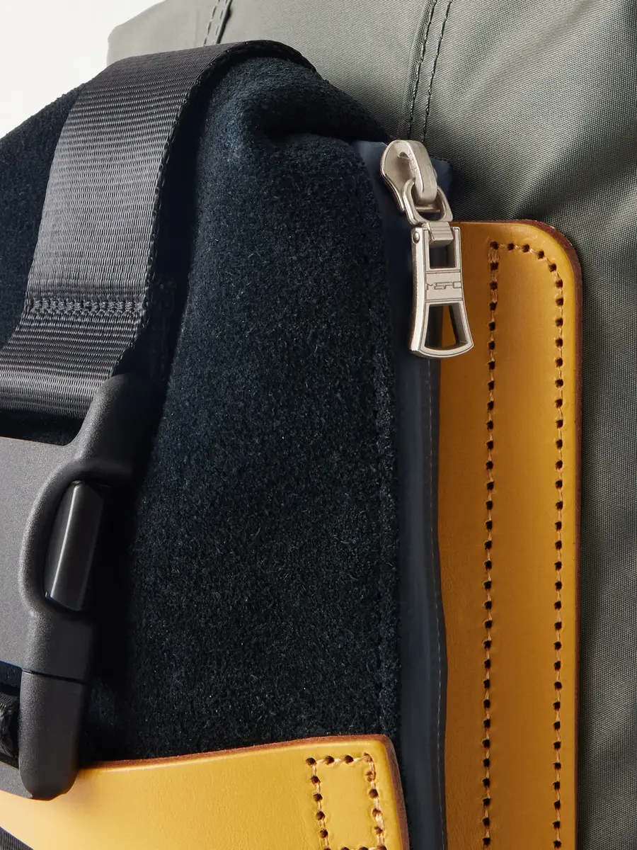 Master-Piece Sling Suede and Leather-Trimmed Nylon-Twill Messenger Bag - Men | Thumbnail 5 Master-Piece Sling Suede and Leather-Trimmed Nylon-Twill Messenger Bag - Men | Thumbnail 5
