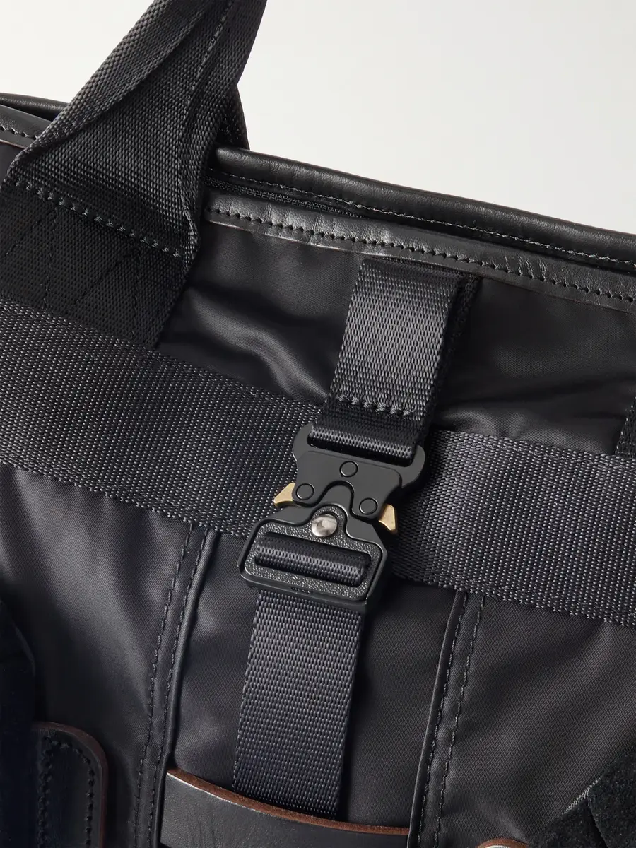 Master-Piece Helmet Suede and Leather-Trimmed Shell Messenger Bag - Men | Thumbnail 5 Master-Piece Helmet Suede and Leather-Trimmed Shell Messenger Bag - Men | Thumbnail 5
