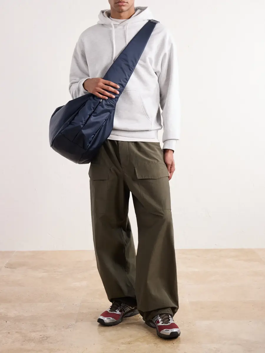 Master-Piece Ark Leather-Trimmed Satin Shoulder Bag - Men | Thumbnail 2 Master-Piece Ark Leather-Trimmed Satin Shoulder Bag - Men | Thumbnail 2
