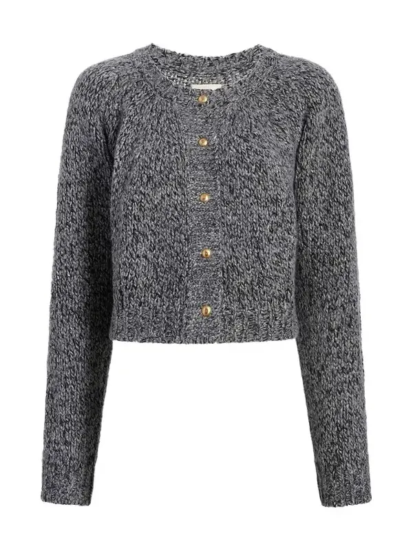 Niels Cardigan In Charcoal Niels Cardigan In Charcoal