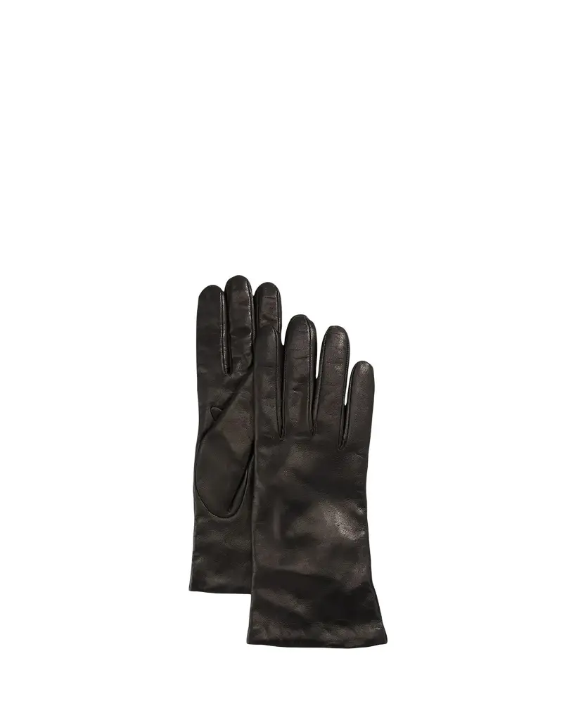 Cashmere-Lined Napa Leather Gloves