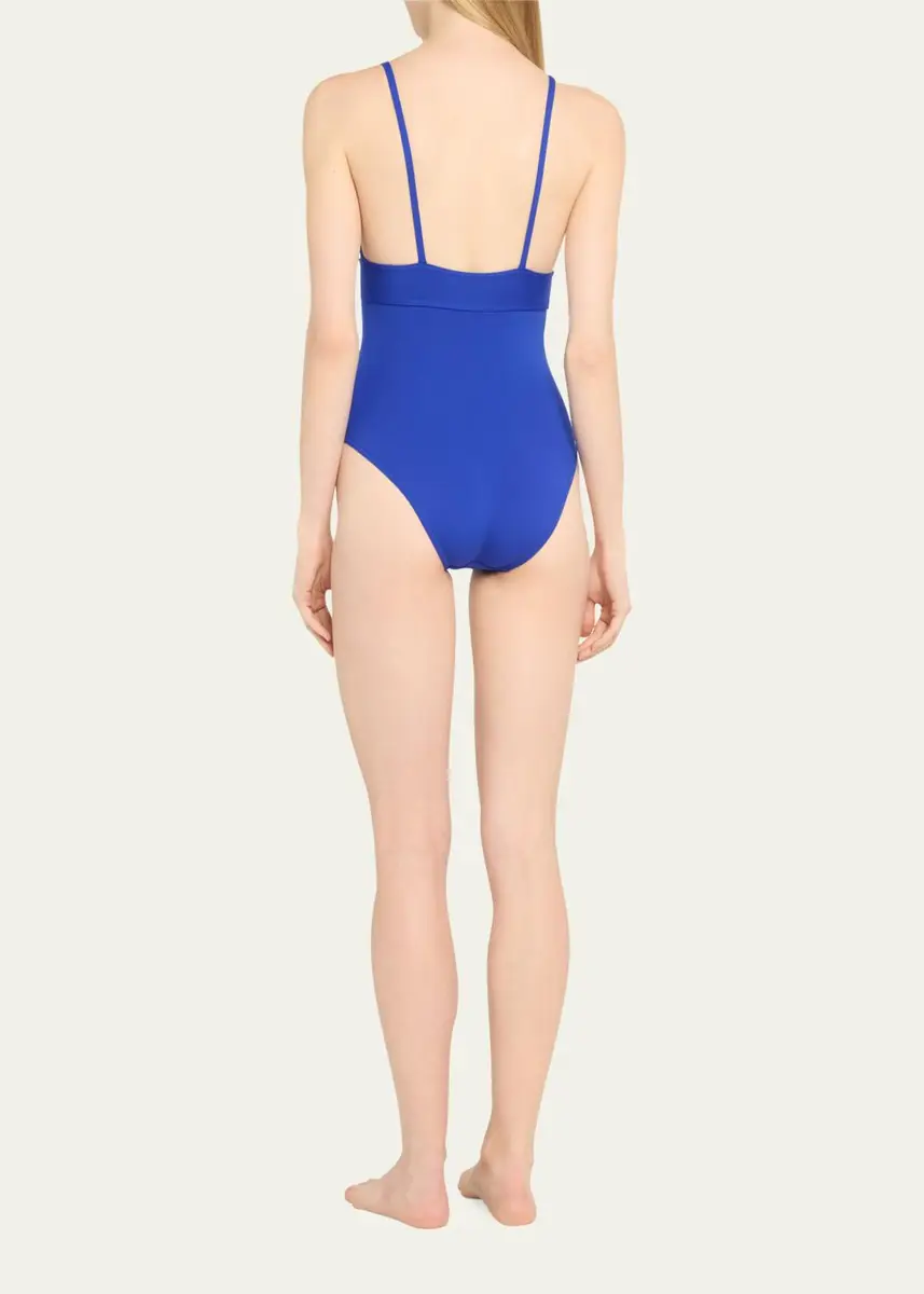 Eres Larcin Deep V Triangle One-Piece Swimsuit | Thumbnail 10 Eres Larcin Deep V Triangle One-Piece Swimsuit | Thumbnail 10