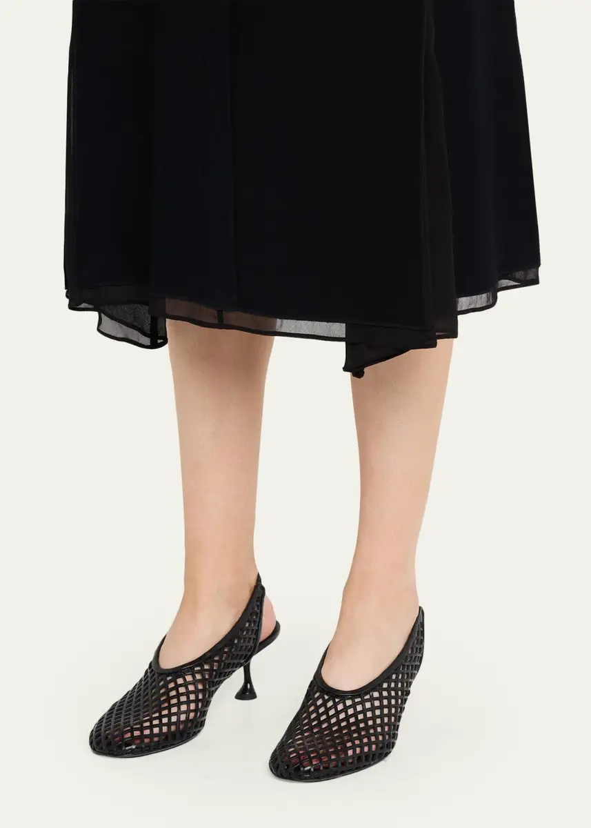 Proenza Schouler Tee Perforated Leather Slingback Pumps | Thumbnail 2 Proenza Schouler Tee Perforated Leather Slingback Pumps | Thumbnail 2