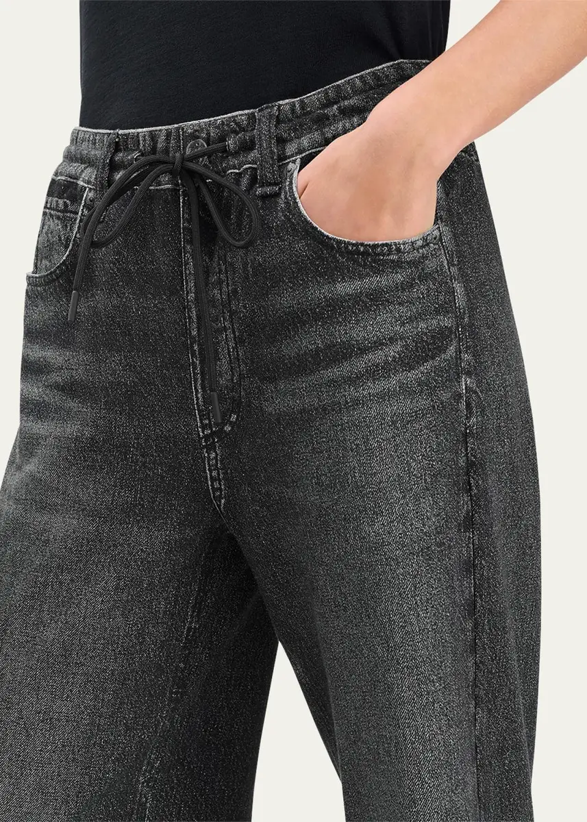 rag & bone rb Miramar Terry Drawstring Wide-Leg Jeans | Thumbnail 5 rag & bone rb Miramar Terry Drawstring Wide-Leg Jeans | Thumbnail 5