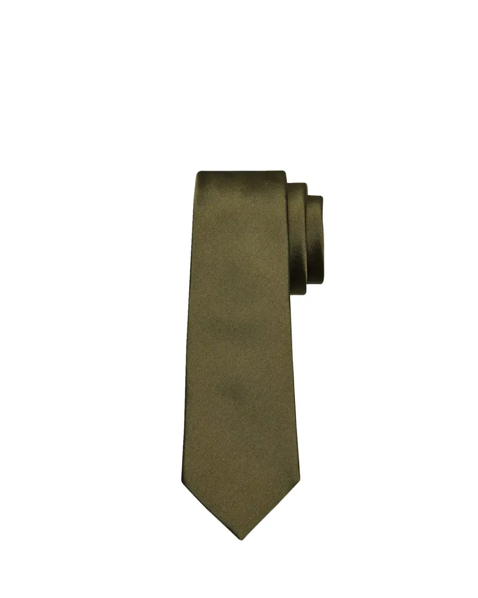 Saint Laurent Men's Solid Silk Satin Tie | Thumbnail 2 Saint Laurent Men's Solid Silk Satin Tie | Thumbnail 2