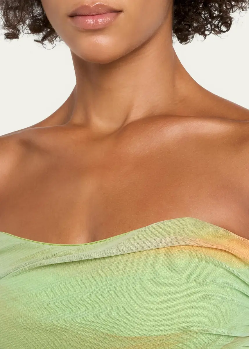 Retrofête Isadore Strapless Ruched Dress | Thumbnail 5