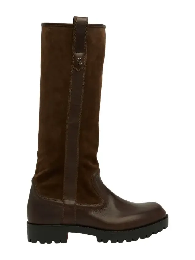 Men's Slouch Leather Lug-Sole Tall Boots Men's Slouch Leather Lug-Sole Tall Boots