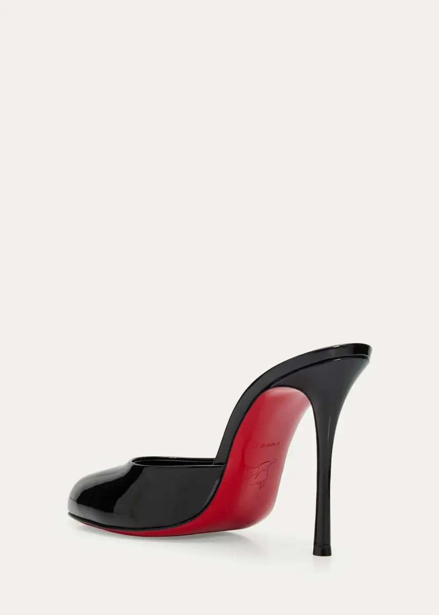 Christian Louboutin 100 mm Dolly Patent Leather Mules | Thumbnail 4 Christian Louboutin 100 mm Dolly Patent Leather Mules | Thumbnail 4