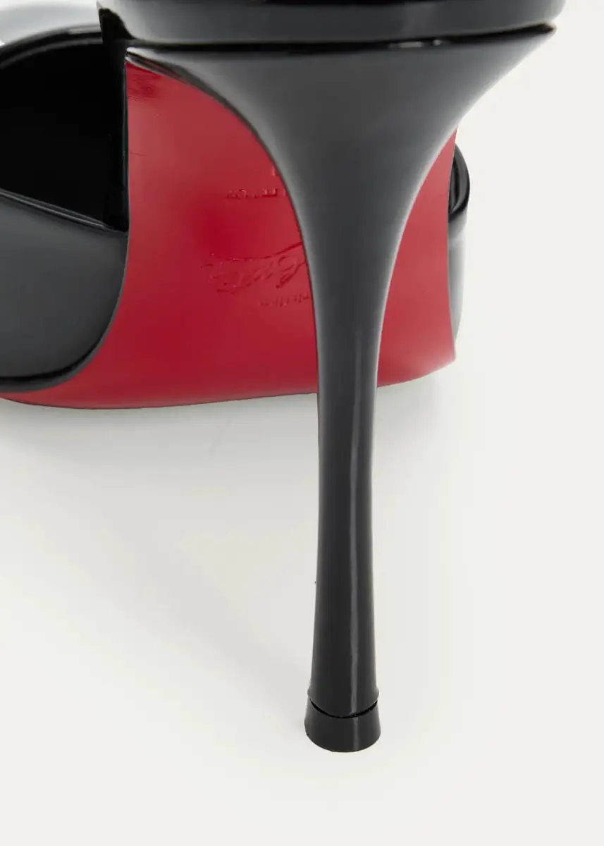 Christian Louboutin 100 mm Dolly Patent Leather Mules | Thumbnail 5 Christian Louboutin 100 mm Dolly Patent Leather Mules | Thumbnail 5
