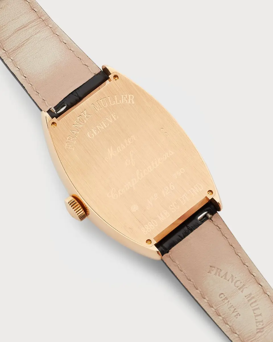 Franck Muller Men's 18K Rose Gold Master Banker Watch with Alligator Strap | Thumbnail 3