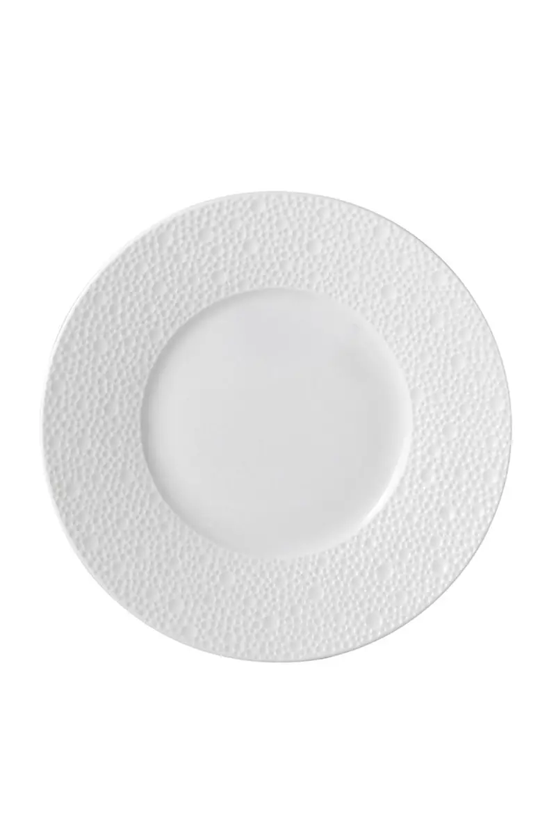 Bernardaud Ecume White Dinner Plate | Thumbnail 3 Bernardaud Ecume White Dinner Plate | Thumbnail 3