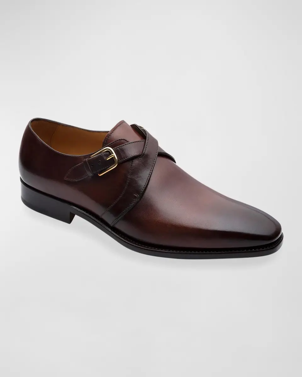 Paul Stuart Men's Galante Cross-Strap Loafers | Thumbnail 2 Paul Stuart Men's Galante Cross-Strap Loafers | Thumbnail 2