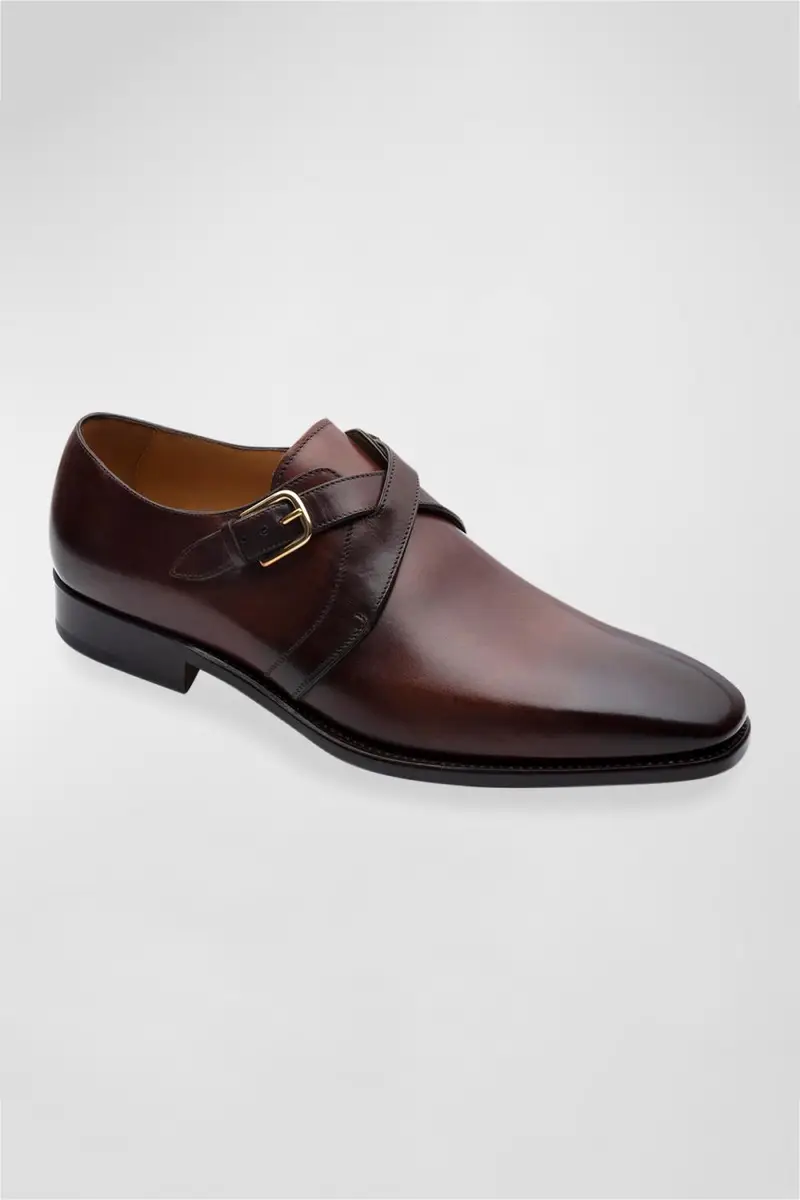 Paul Stuart Men's Galante Cross-Strap Loafers | Thumbnail 5 Paul Stuart Men's Galante Cross-Strap Loafers | Thumbnail 5