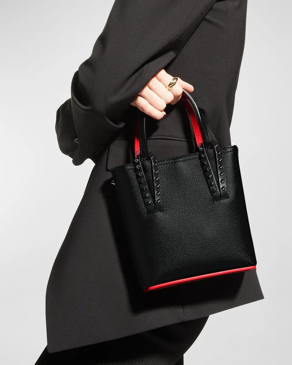 Christian Louboutin Cabata N/S Mini Tote in Grained Leather | Thumbnail 2 Christian Louboutin Cabata N/S Mini Tote in Grained Leather | Thumbnail 2