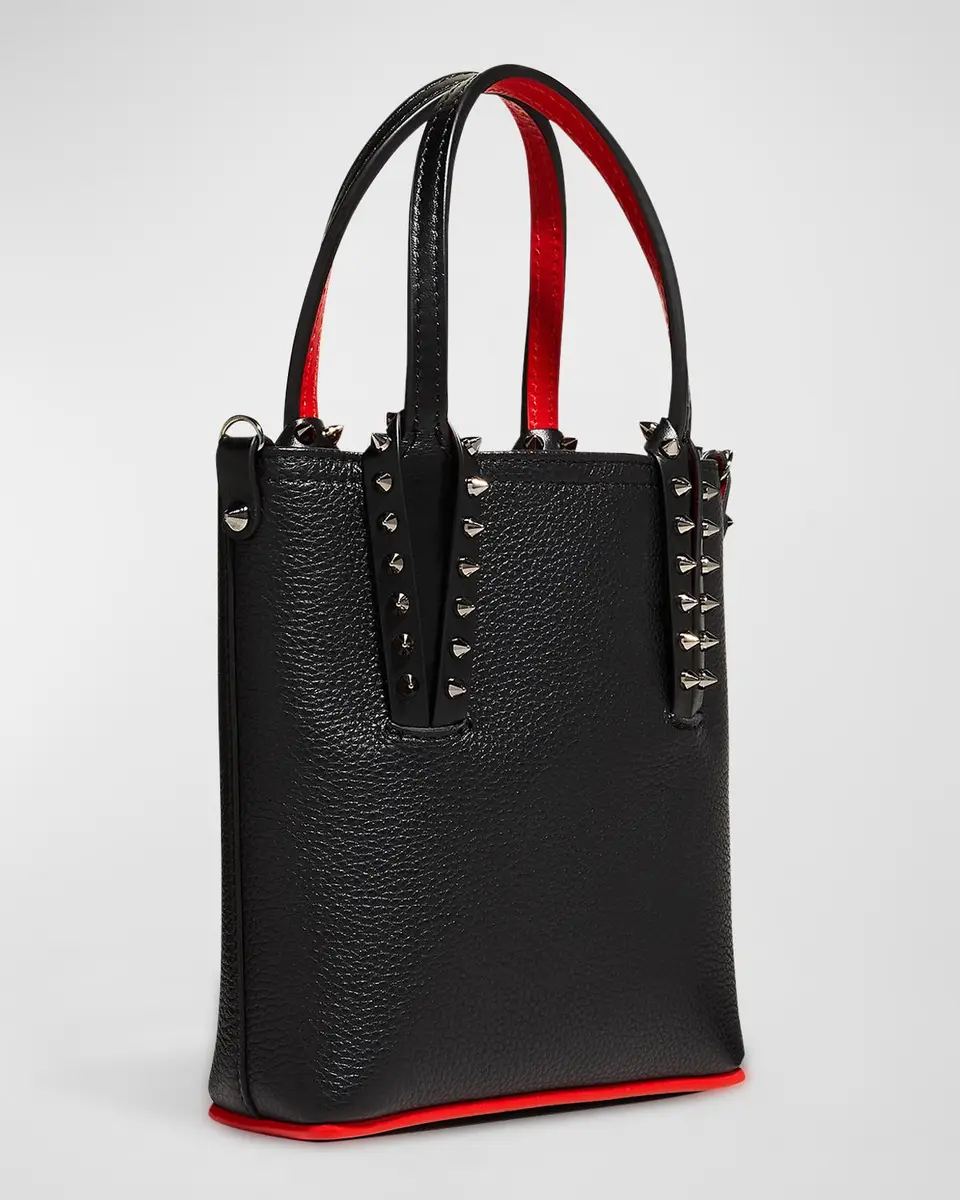Christian Louboutin Cabata N/S Mini Tote in Grained Leather | Thumbnail 3 Christian Louboutin Cabata N/S Mini Tote in Grained Leather | Thumbnail 3