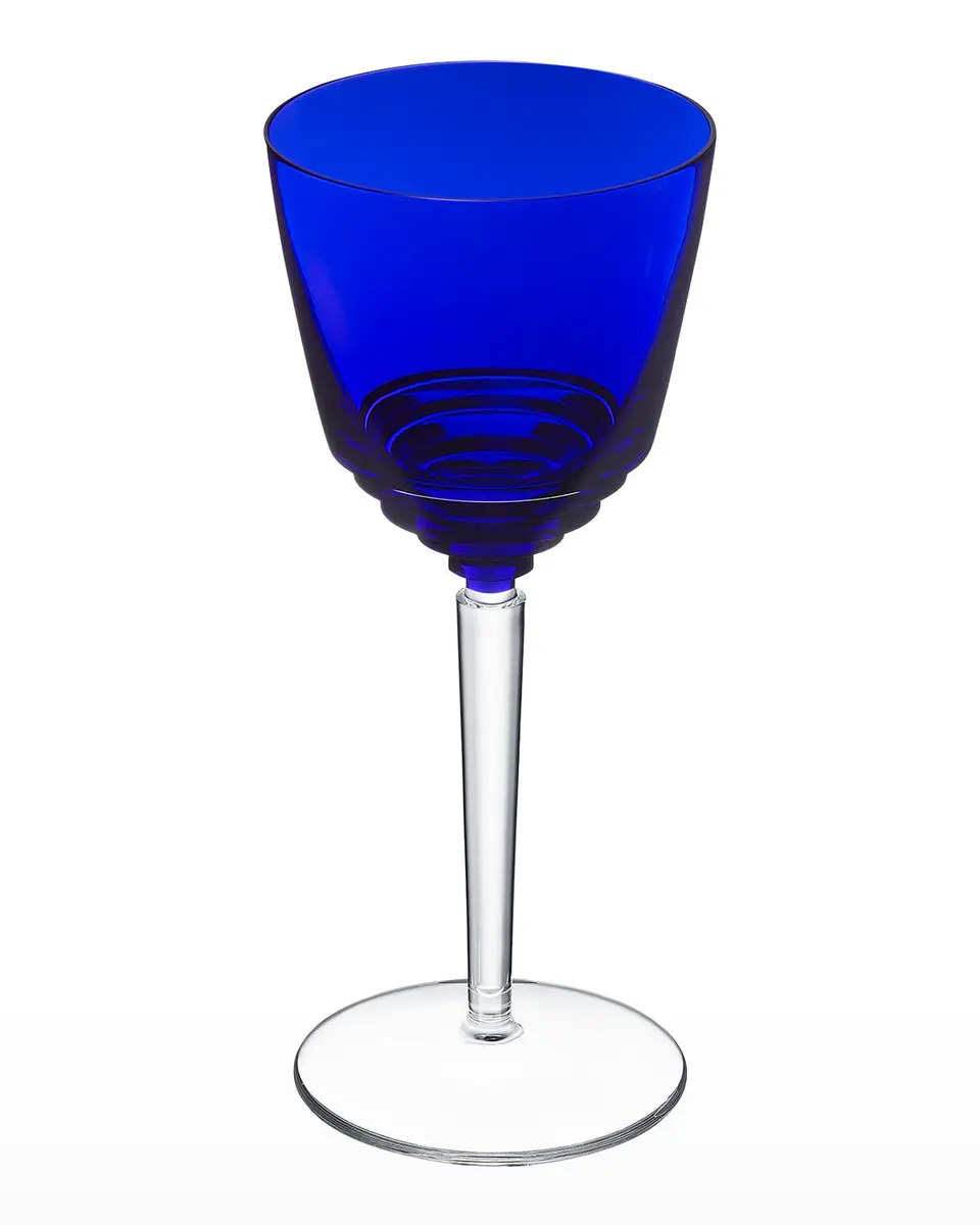 Saint Louis Crystal Oxymore Dark-Blue Hock Glass | Thumbnail 3
