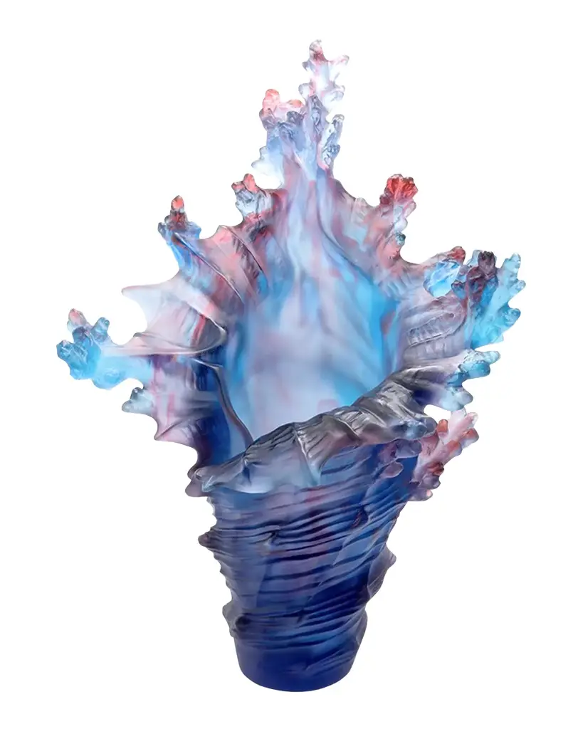 Daum Mer De Corail Large Vase