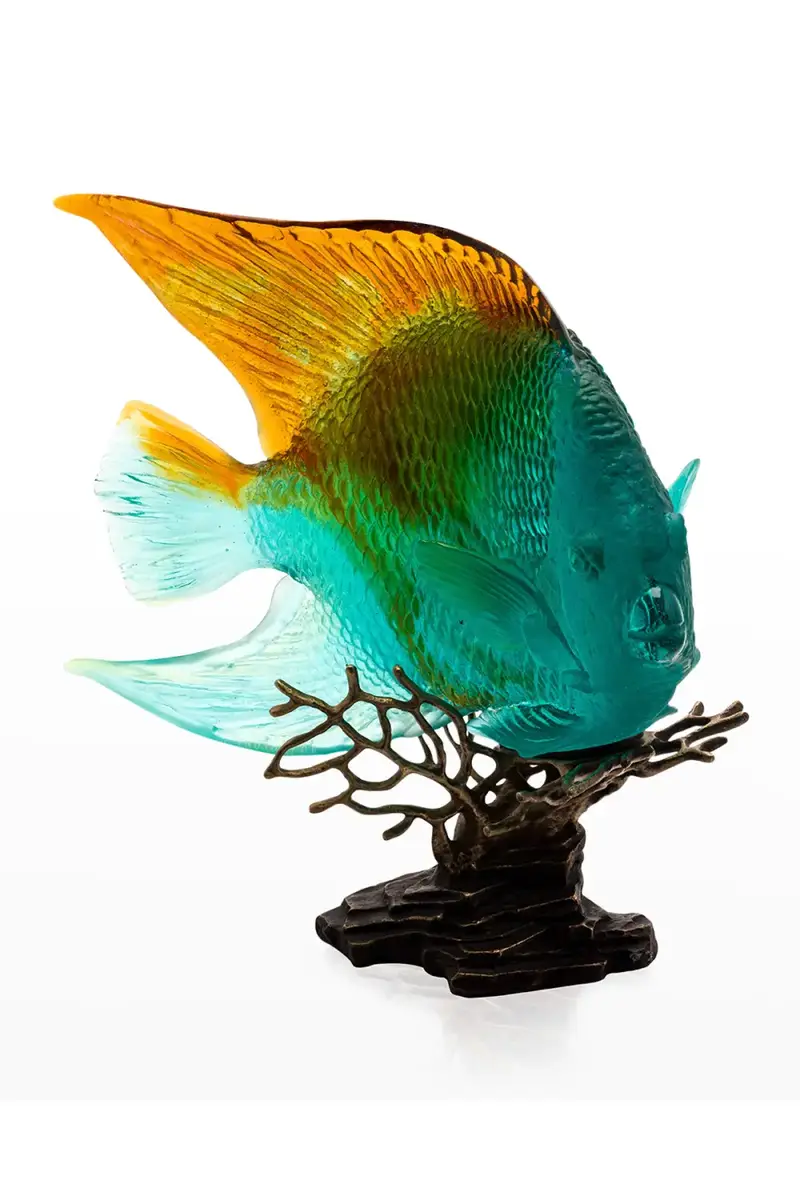 Daum Royal Angelfish In Amber Green | Thumbnail 2