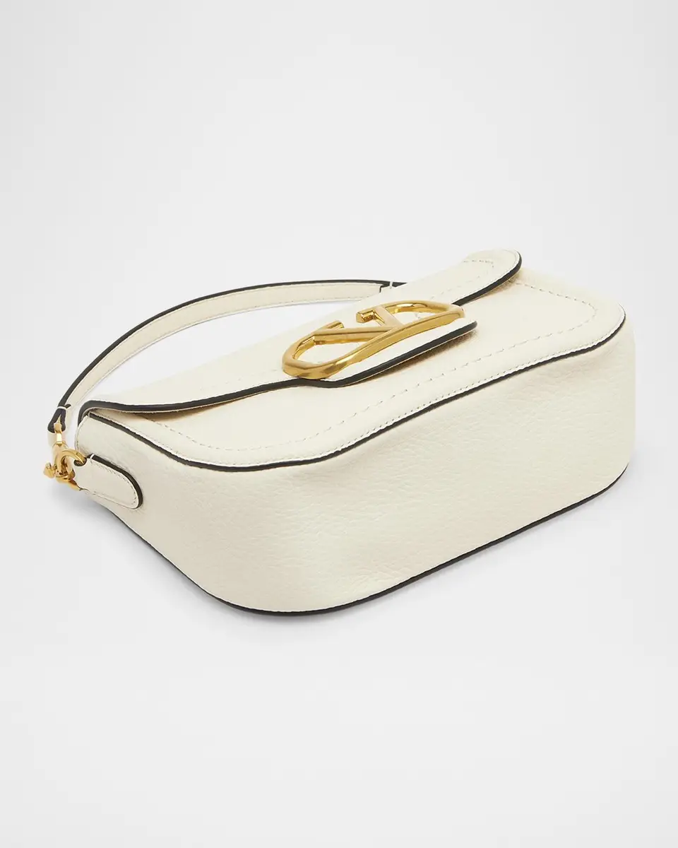 Valentino Garavani Loco VLOGO Flap Leather Shoulder Bag | Thumbnail 7 Valentino Garavani Loco VLOGO Flap Leather Shoulder Bag | Thumbnail 7