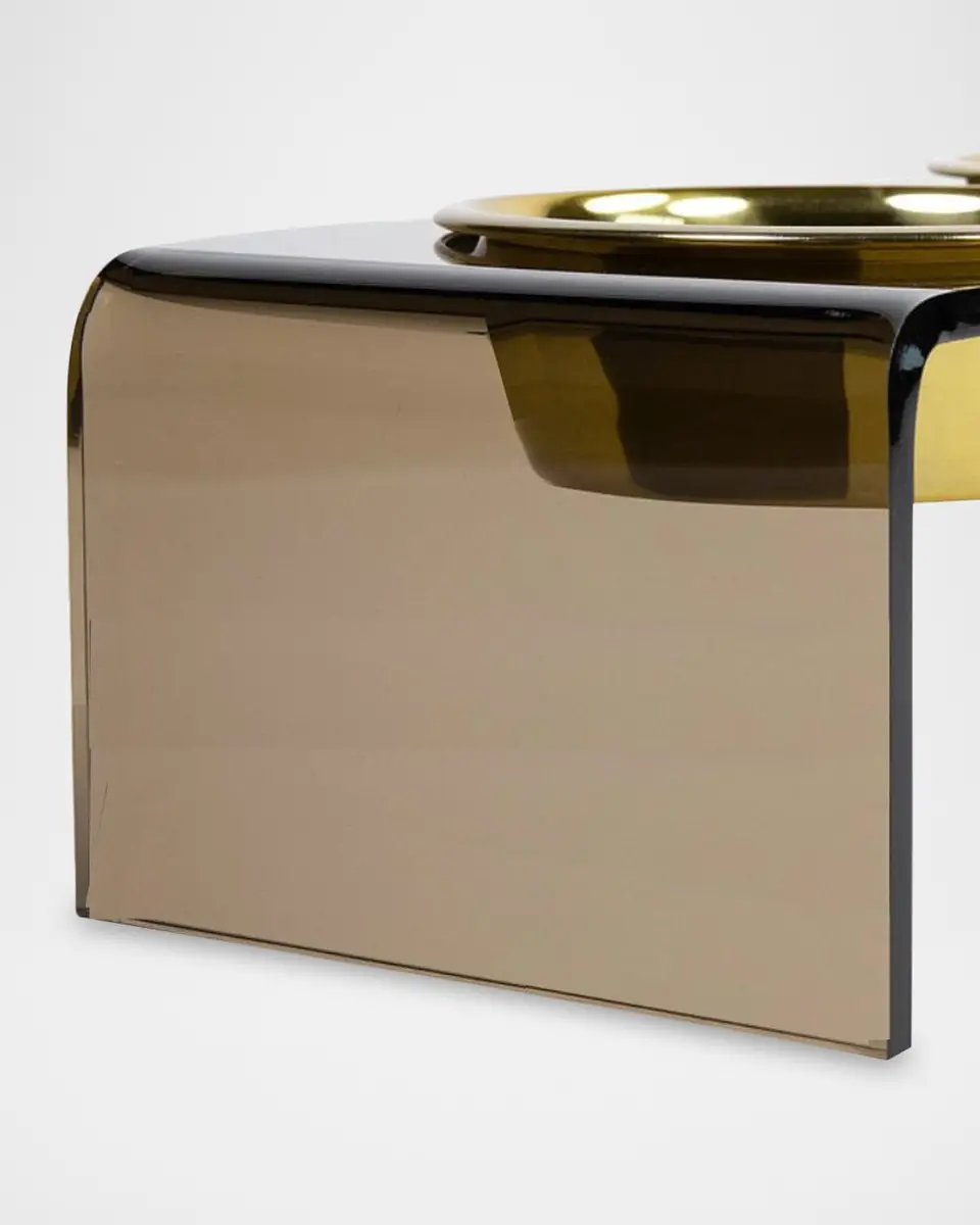 Hiddin Bronze Single Bowl Pet Feeder | Thumbnail 2 Hiddin Bronze Single Bowl Pet Feeder | Thumbnail 2