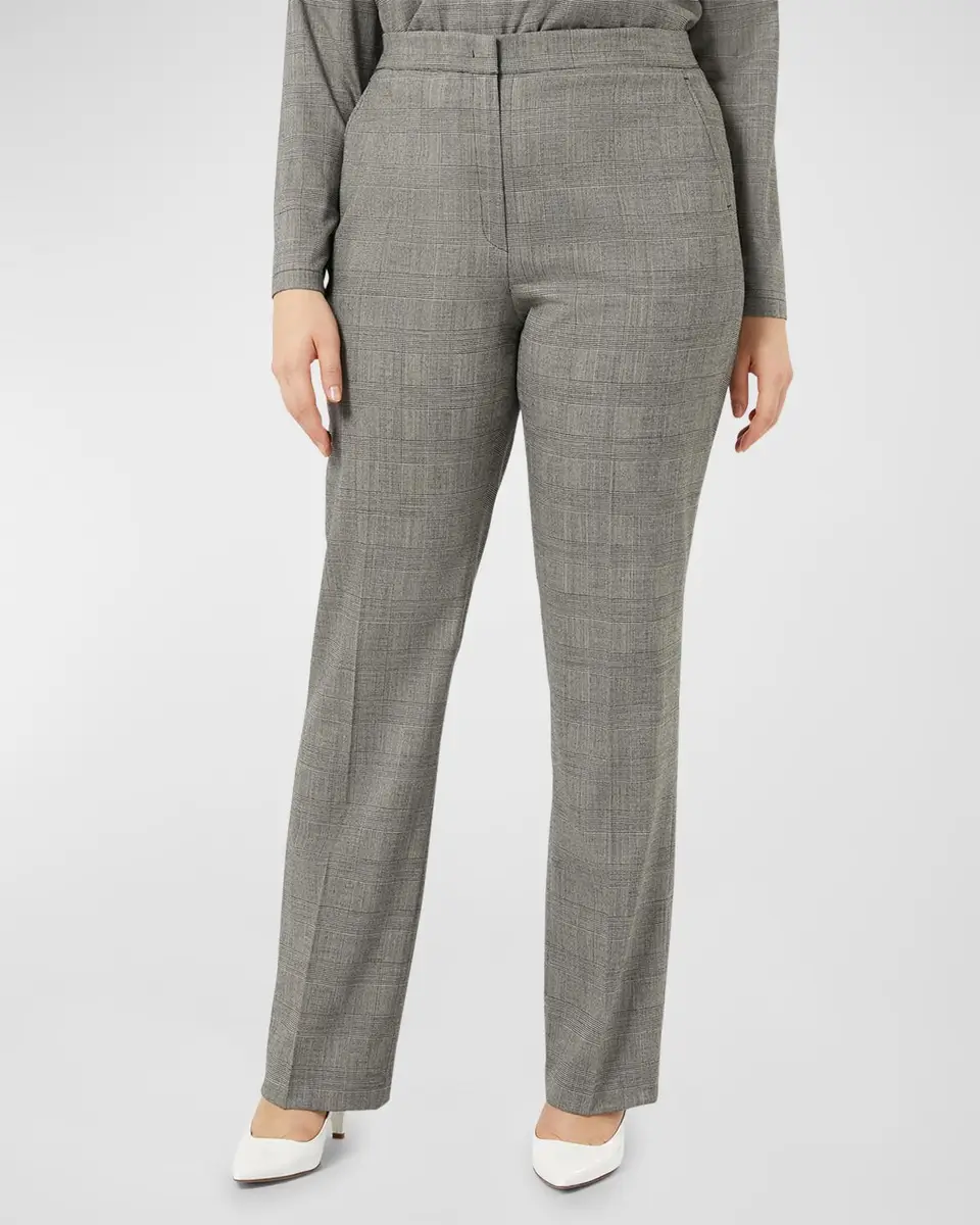 Marina Rinaldi Plus Size Edwige Straight-Leg Virgin Wool Pants | Thumbnail 2