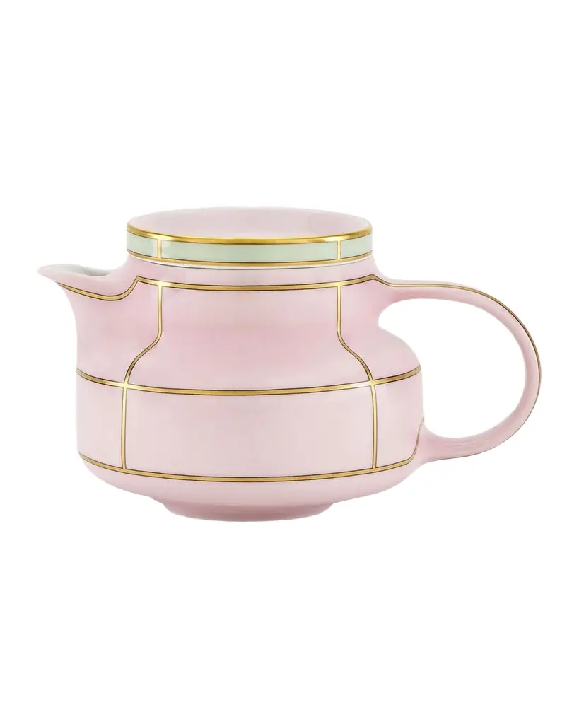 Diva Teapot with Cover, Rosa