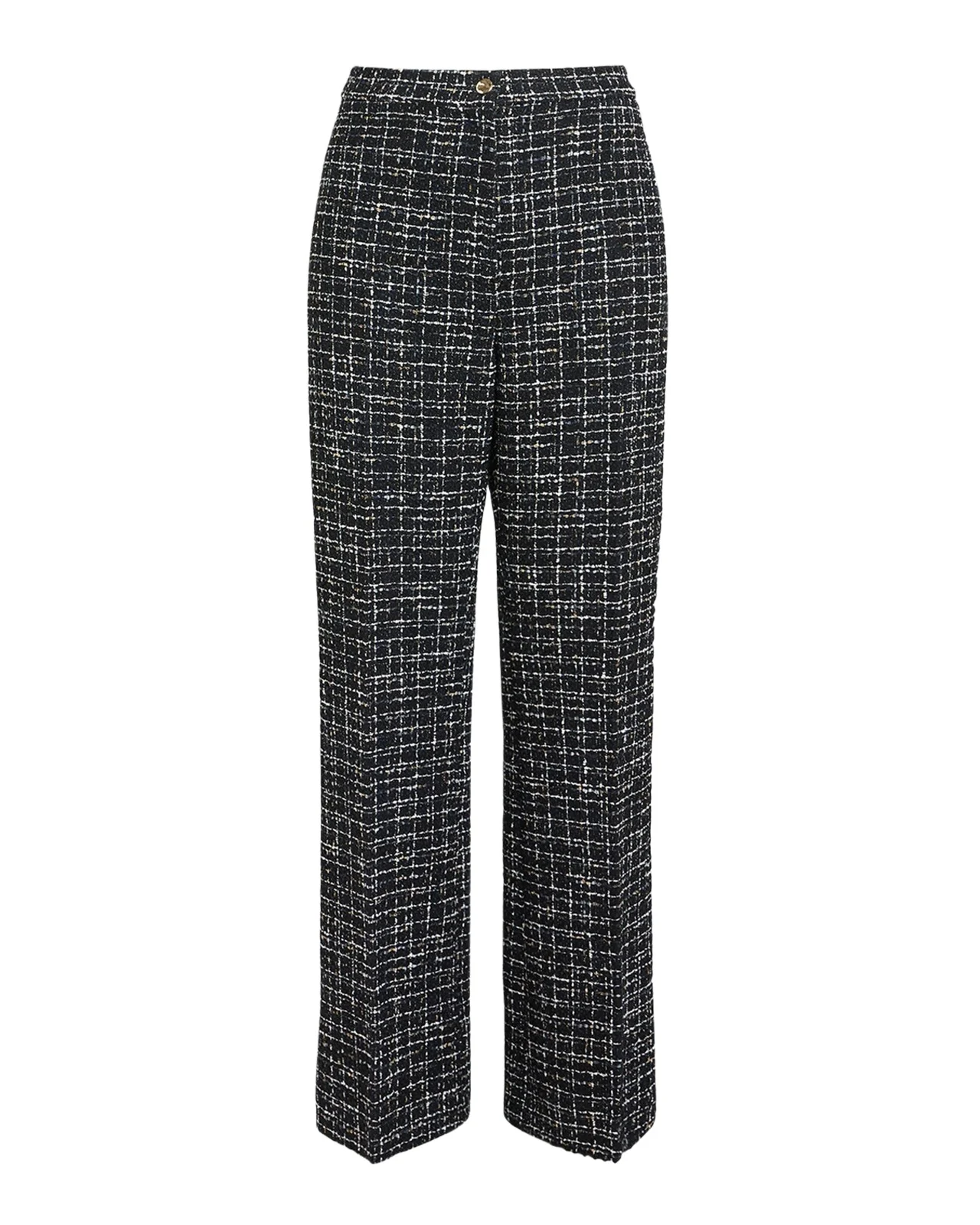 Marina Rinaldi Plus Size Pegaso Straight-Leg Tweed Pants