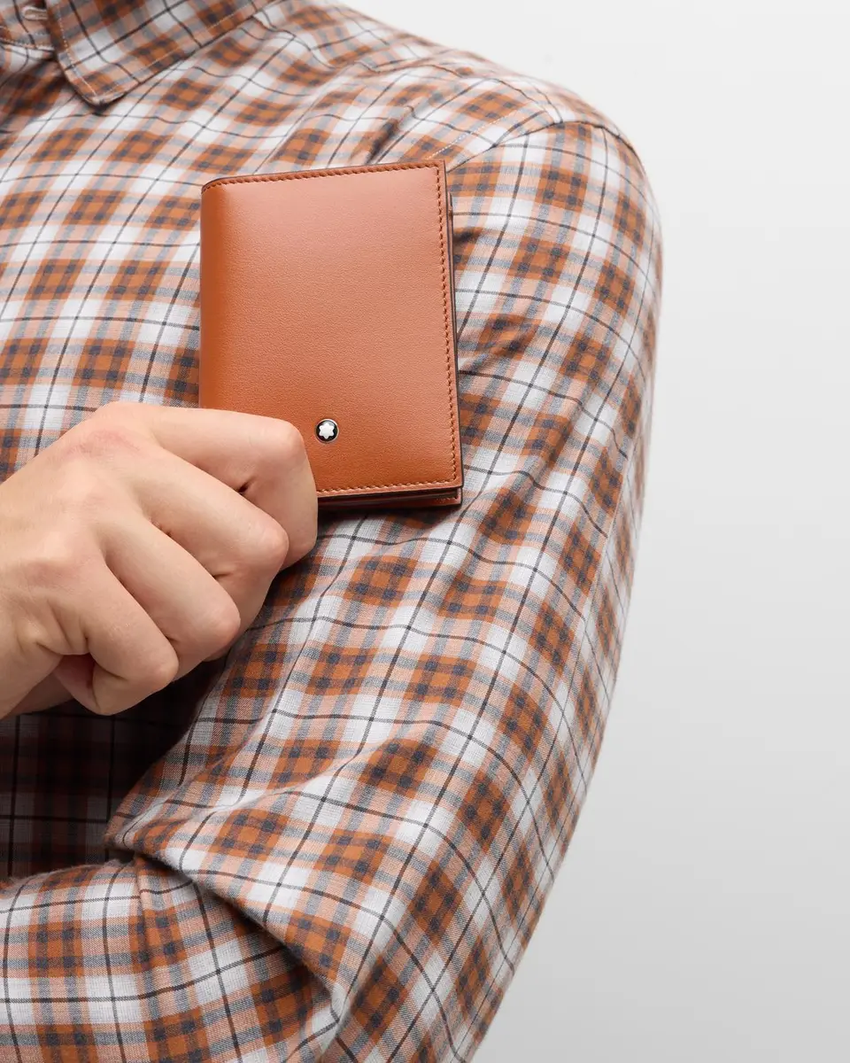 Montblanc Men's Meisterstuck Leather Card Holder | Thumbnail 2 Montblanc Men's Meisterstuck Leather Card Holder | Thumbnail 2