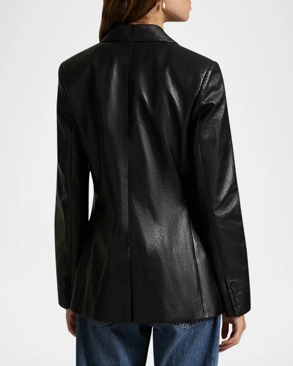 Polo Ralph Lauren Lambskin Leather Blazer | Thumbnail 3 Polo Ralph Lauren Lambskin Leather Blazer | Thumbnail 3