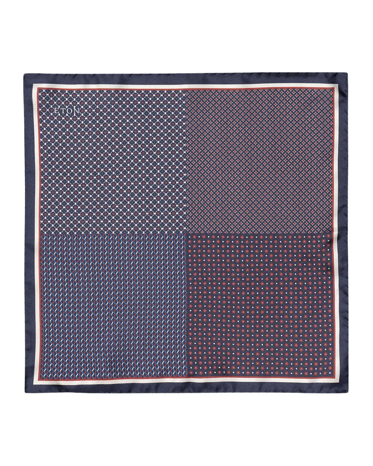 Men's Four-Sided Silk Pocket Square