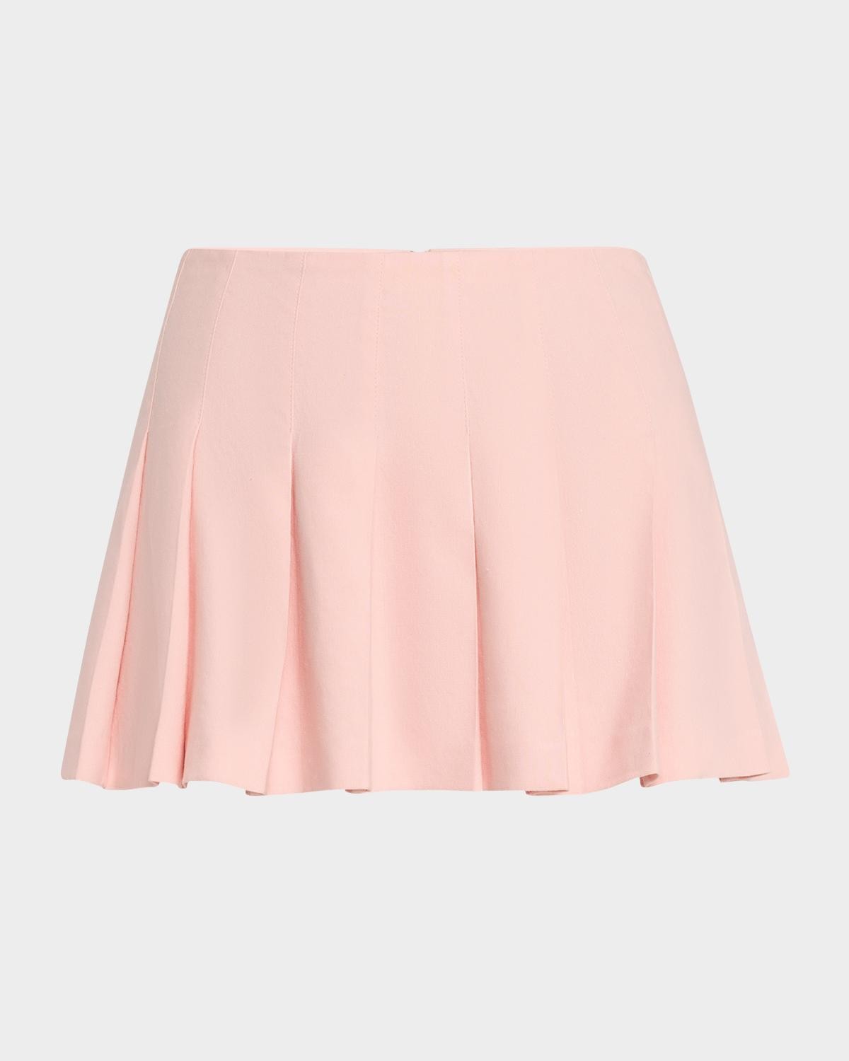 Carter Low-Rise Pleated Mini Skirt Carter Low-Rise Pleated Mini Skirt