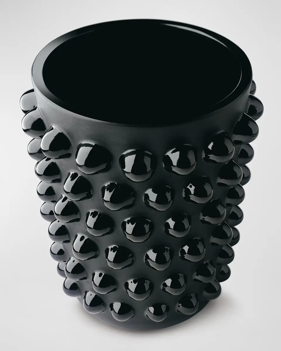 Lalique Mossi Black XXL Vase - 12" | Thumbnail 2