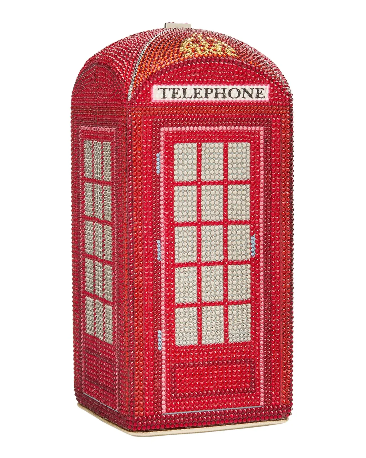Judith Leiber Couture London Call Phone Booth Clutch Bag