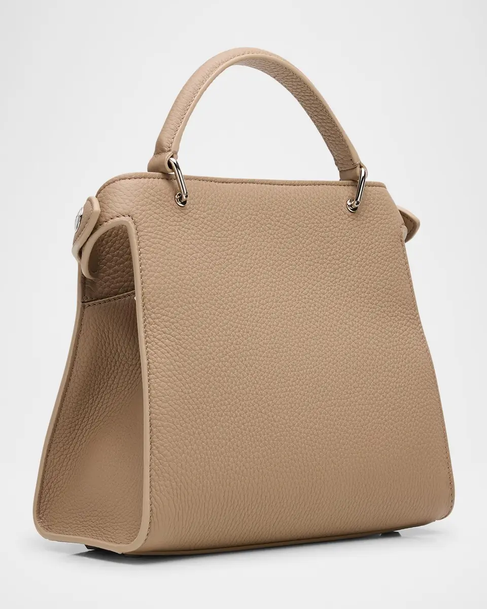 Michino Paris Lutece Mini Grained Leather Top-Handle Bag | Thumbnail 3