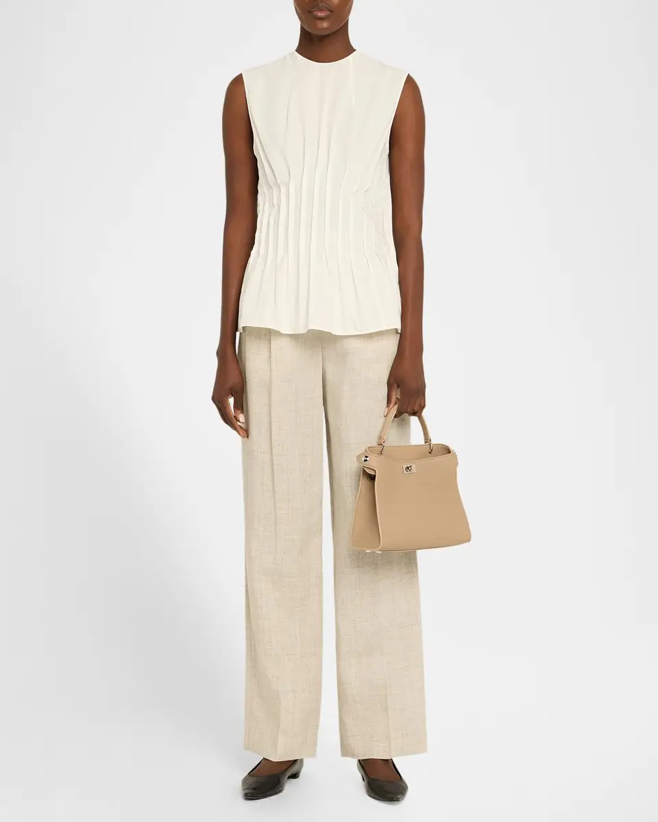 Michino Paris Lutece Mini Grained Leather Top-Handle Bag | Thumbnail 5