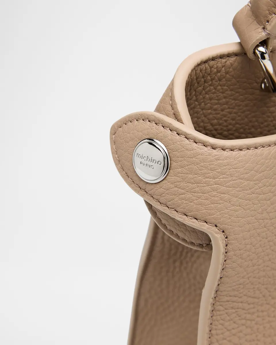 Michino Paris Lutece Mini Grained Leather Top-Handle Bag | Thumbnail 6