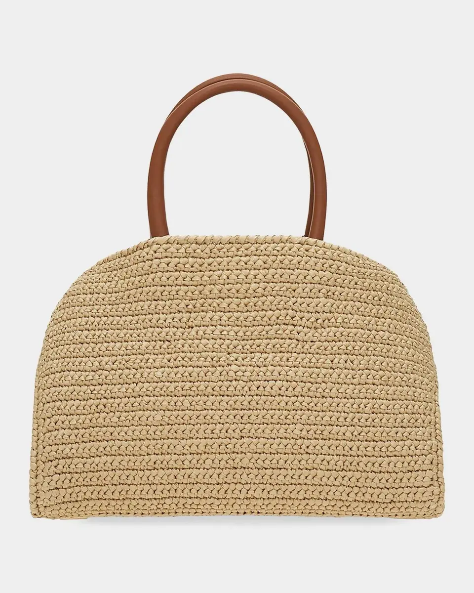 Ferragamo Hug Medium Gancini Raffia Top Handle Bag | Thumbnail 3 Ferragamo Hug Medium Gancini Raffia Top Handle Bag | Thumbnail 3