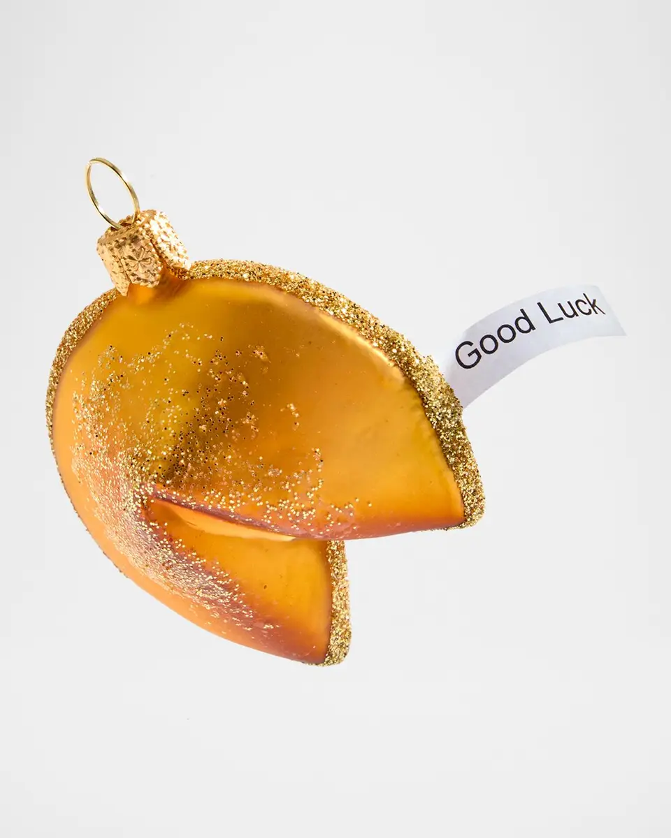 Exclusive Fortune Cookie Christmas Ornament | Thumbnail 2 Exclusive Fortune Cookie Christmas Ornament | Thumbnail 2