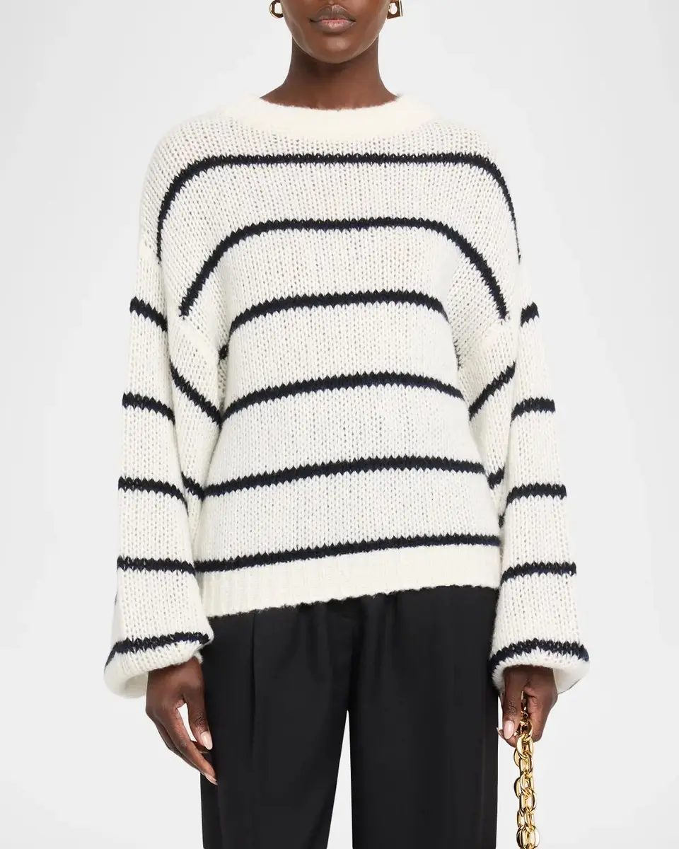 Lisa Yang The Sabelle Stripes Cashmere-Silk Sweater | Thumbnail 4 Lisa Yang The Sabelle Stripes Cashmere-Silk Sweater | Thumbnail 4