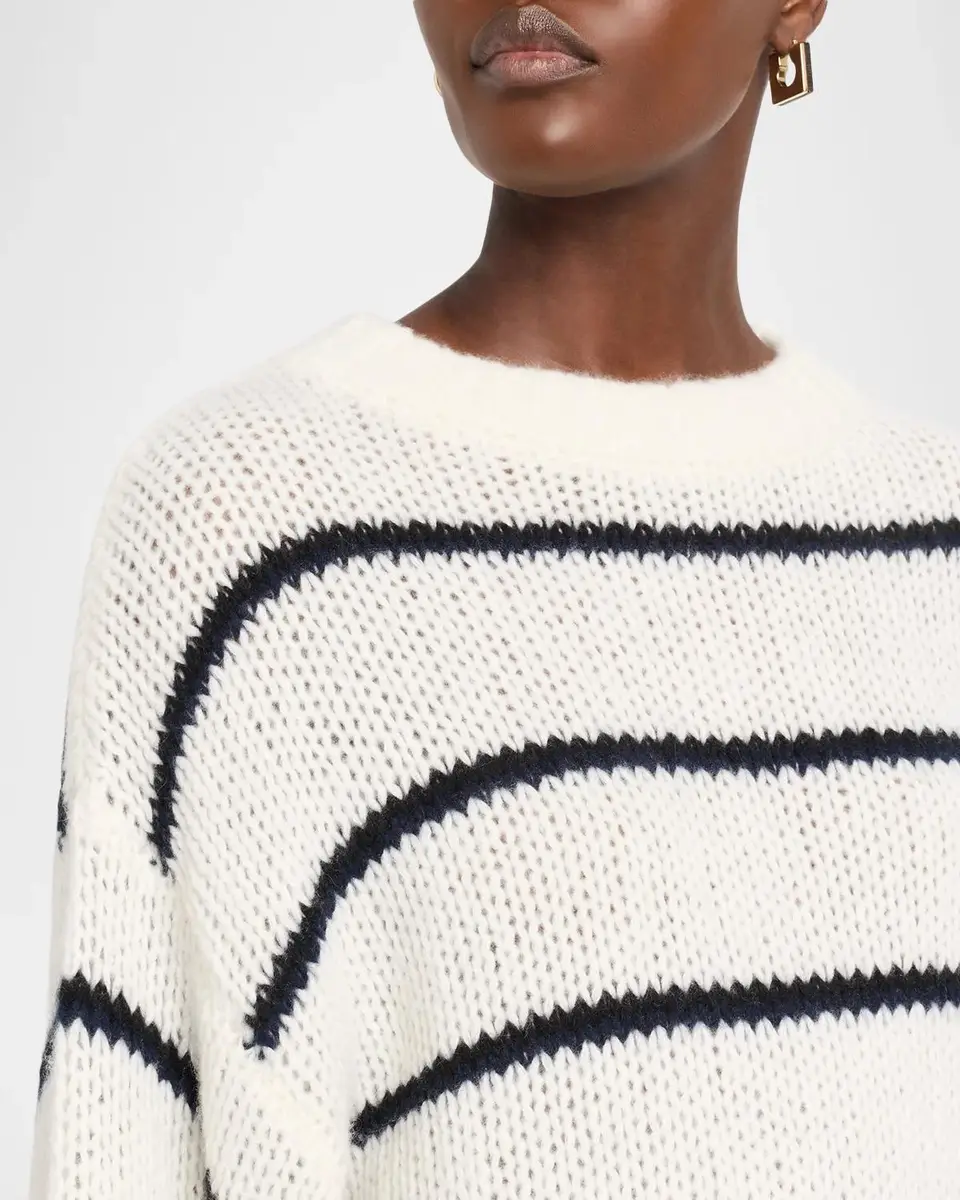 Lisa Yang The Sabelle Stripes Cashmere-Silk Sweater | Thumbnail 5 Lisa Yang The Sabelle Stripes Cashmere-Silk Sweater | Thumbnail 5