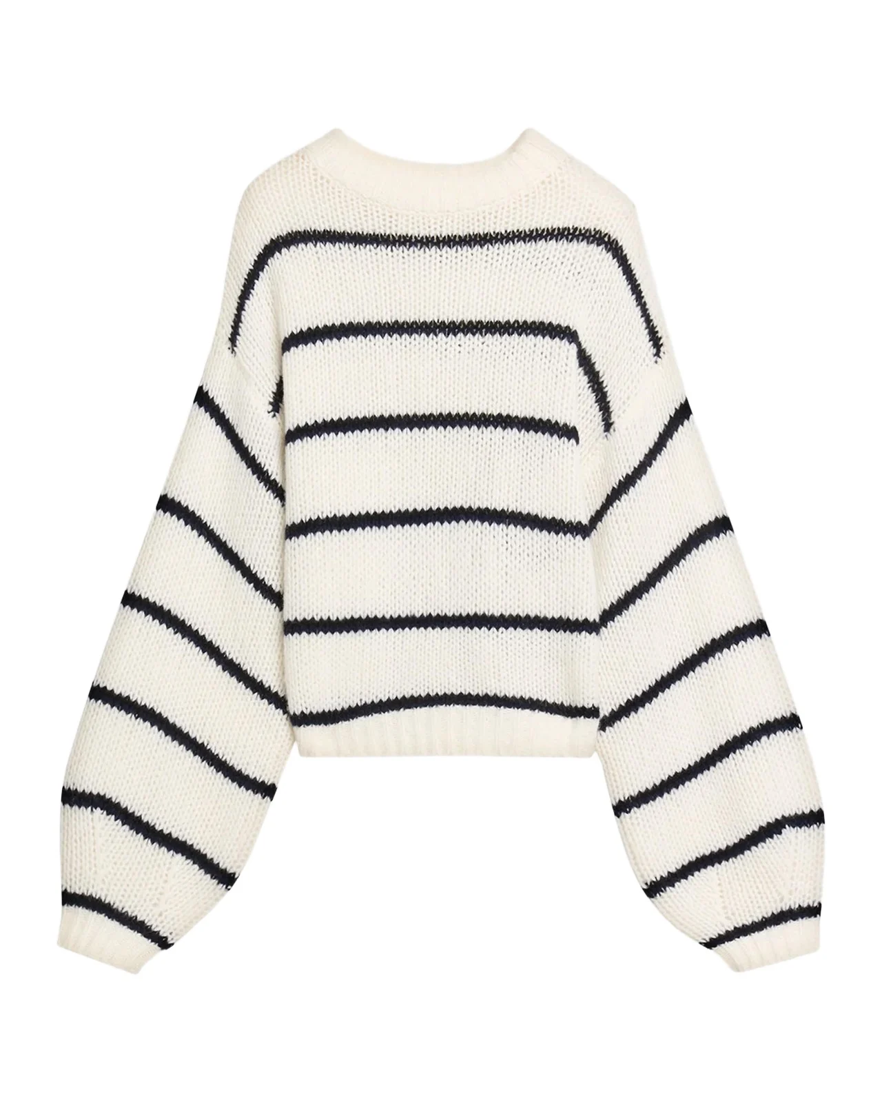 The Sabelle Stripes Cashmere-Silk Sweater