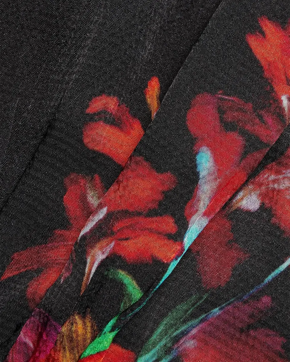 Saloni Fleur Printed High-Neck Dress | Thumbnail 6 Saloni Fleur Printed High-Neck Dress | Thumbnail 6