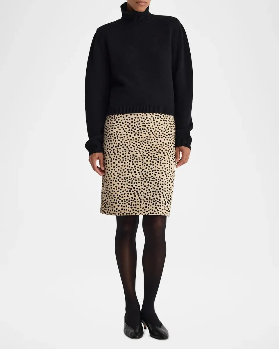 RÓHE Cheetah Calf Hair Mini Skirt | Thumbnail 2 RÓHE Cheetah Calf Hair Mini Skirt | Thumbnail 2