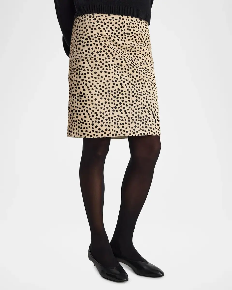 RÓHE Cheetah Calf Hair Mini Skirt | Thumbnail 4 RÓHE Cheetah Calf Hair Mini Skirt | Thumbnail 4