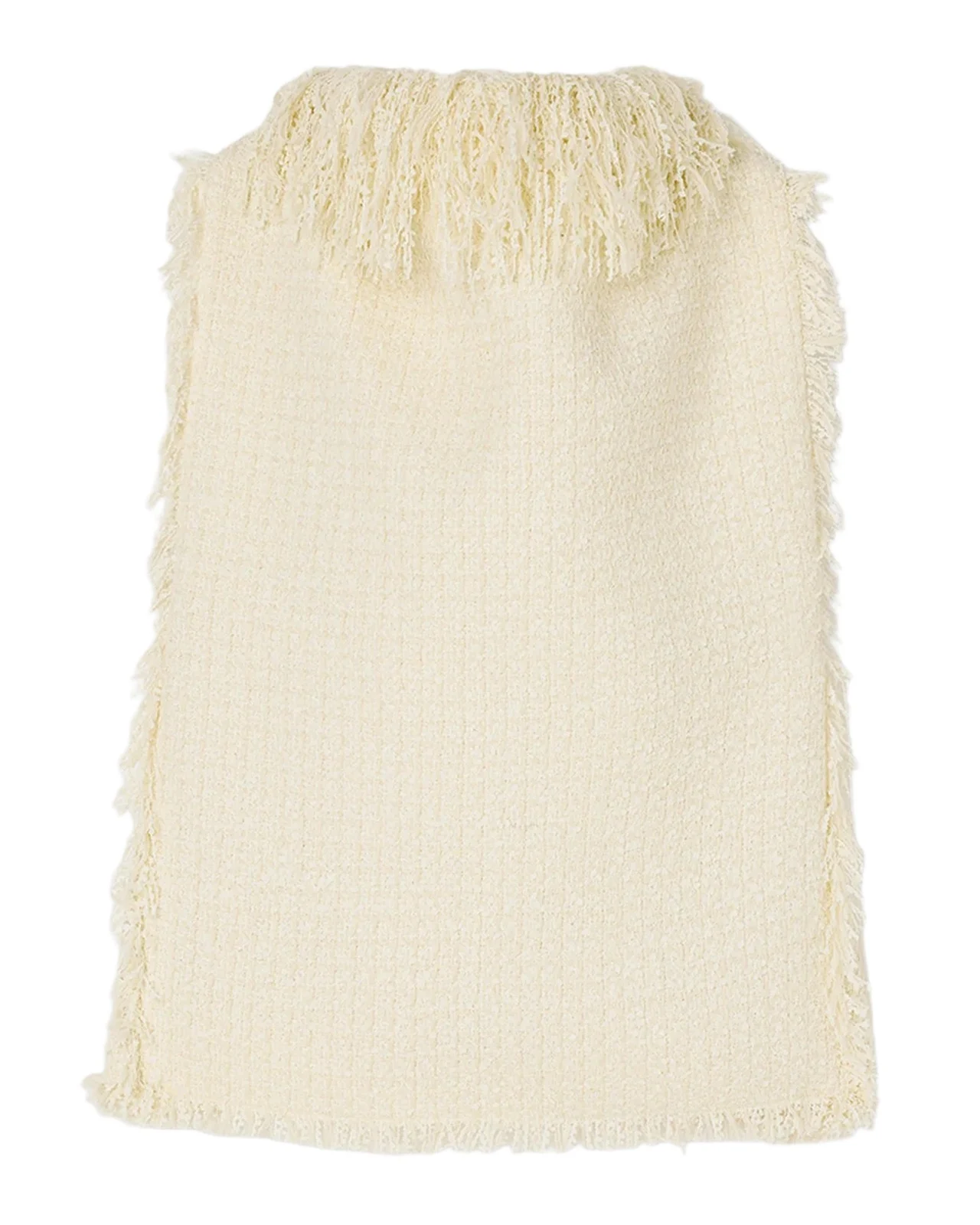 RÓHE Textured Boucle Fringe Top